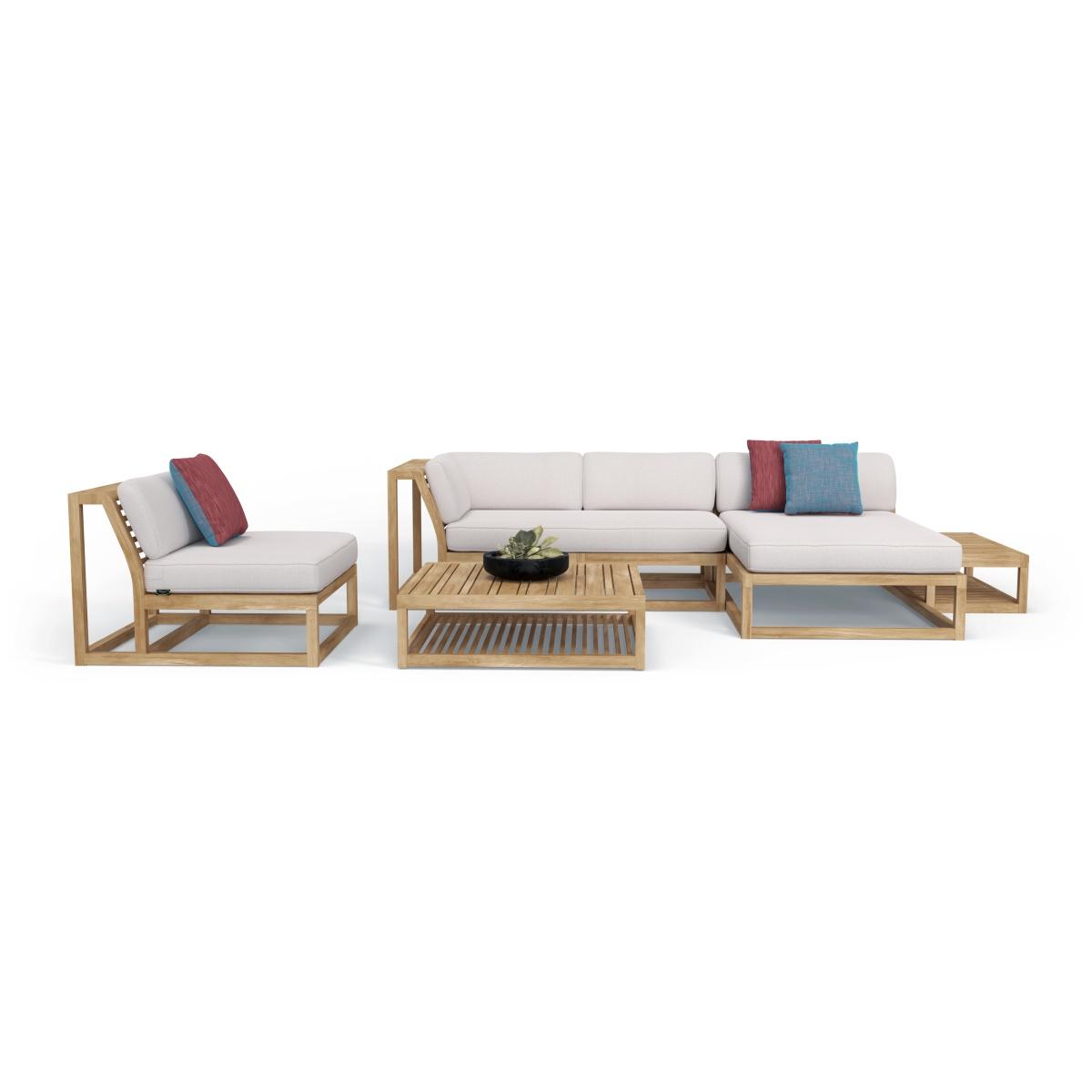 Maya 5 pc Teak Lounge Set — picture A