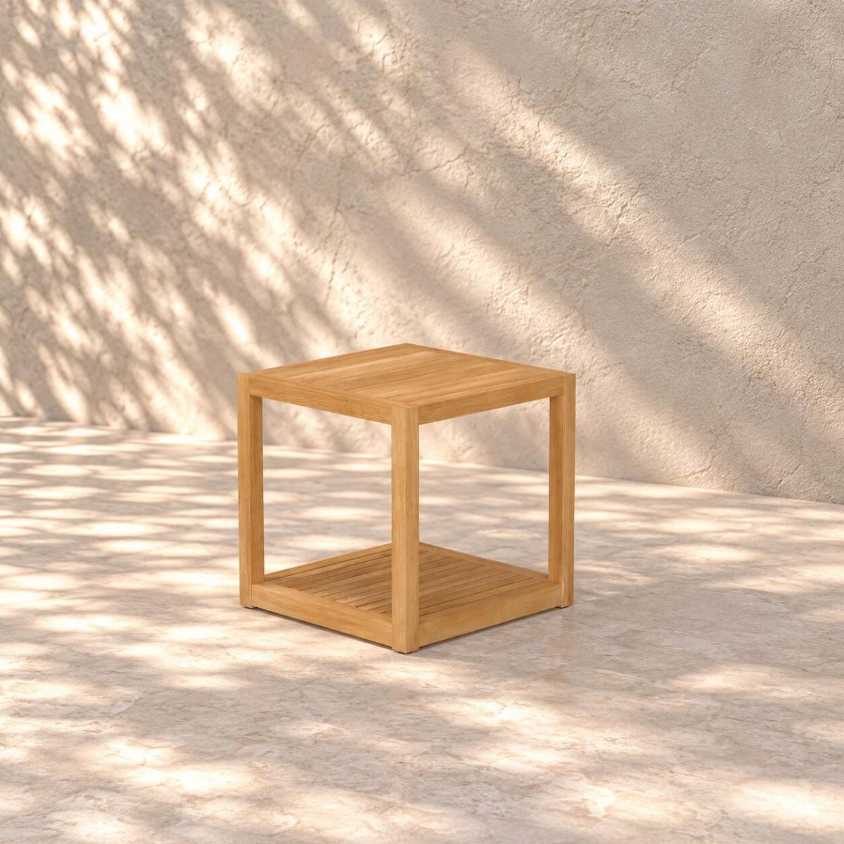 Maya Teak Side Table — picture A
