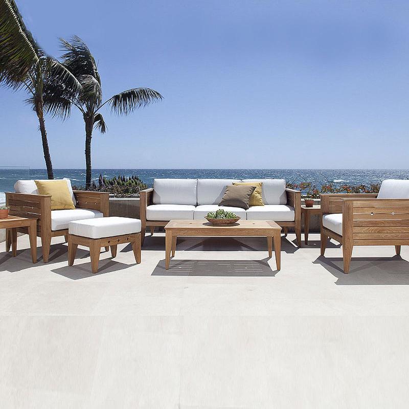 alt="7 pc Teak Craftsman  Lounge Set "