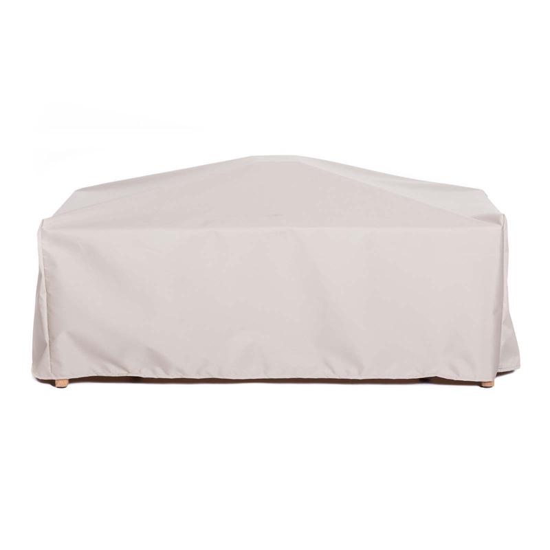 alt="62001SG Valencia Rectangular Summer Grass Table Cover for 32001SG Valencia Sweet Grass Table side view on white background"