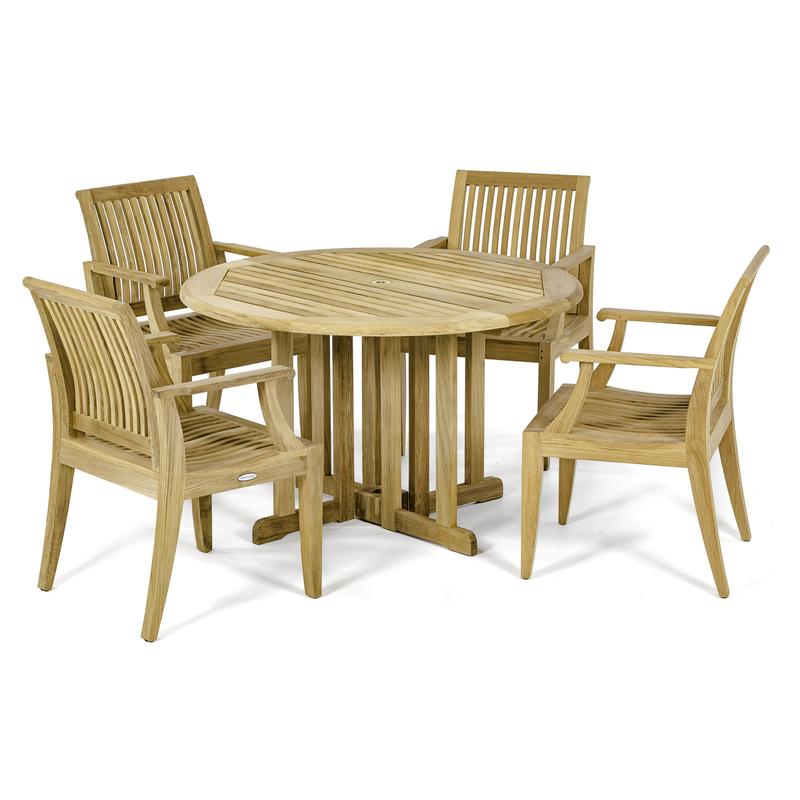 alt="Barbuda Laguna Teak Dining Set - Picture A"