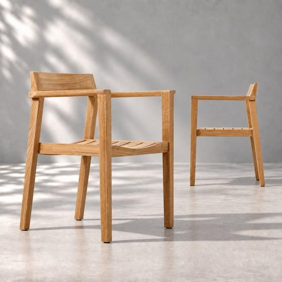 Horizon Teak Dining Armchair