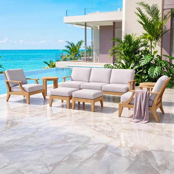 7 pc 84 inch Laguna Conversation Set