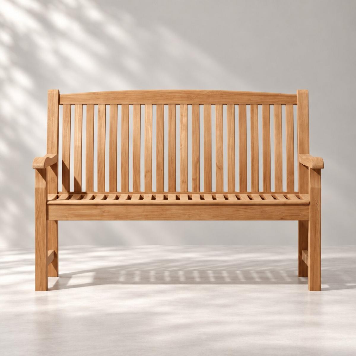 4 ft Veranda Teak Bench — picture A