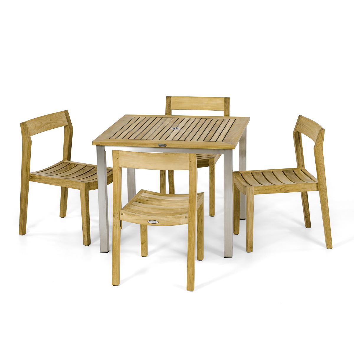 Vogue Horizon 5 pc Teak Dining Set — picture A