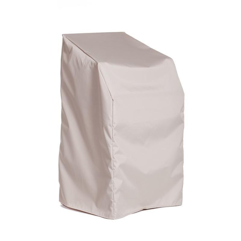 alt="62196ST 4 Sussex Stacking Teak Chairs Cover angled view on white background "