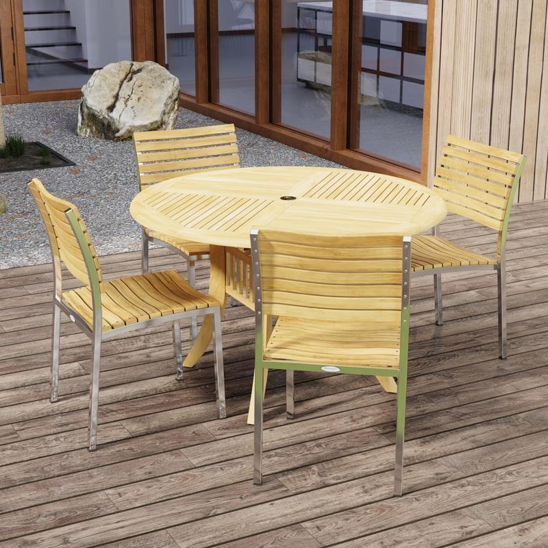 alt="Grand Hyatt Vogue 5 pc Dining Set - Picture B"