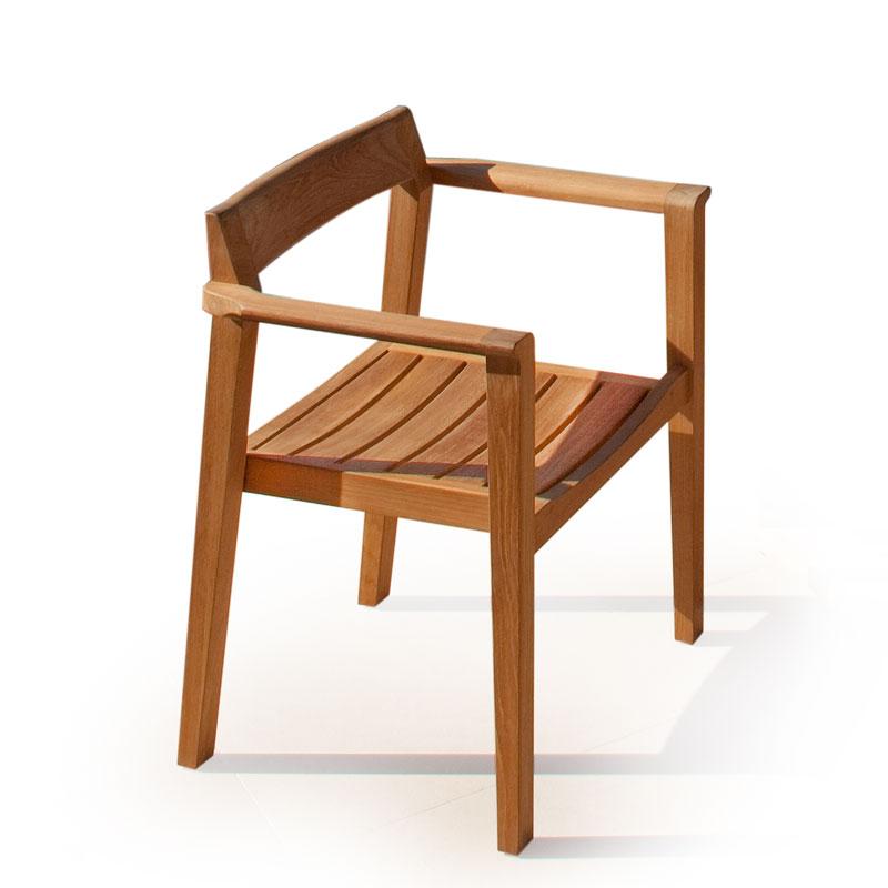 alt="12901ST Horizon Dining Chair side angled view on white background"