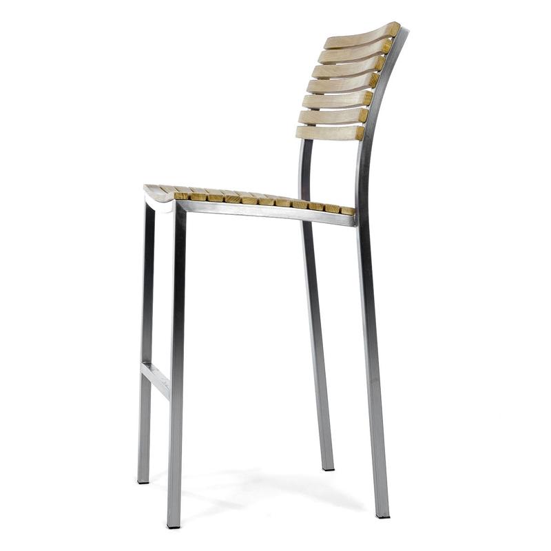 alt="21510ST Vogue Bar Stool left side view on white background"
