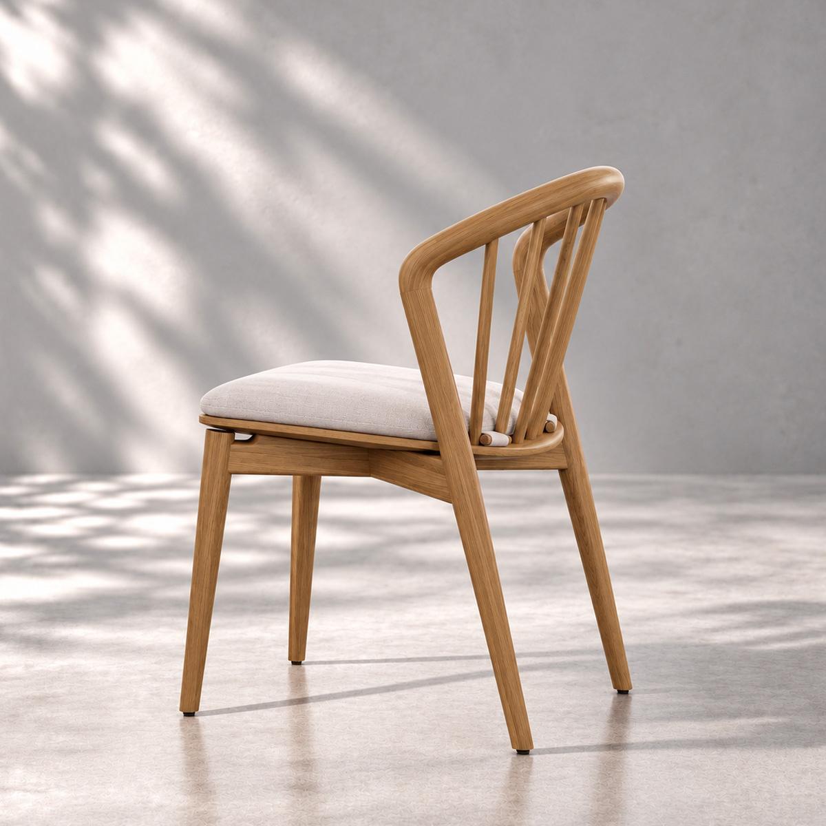 Dahlia Teak Side Chair — picture A