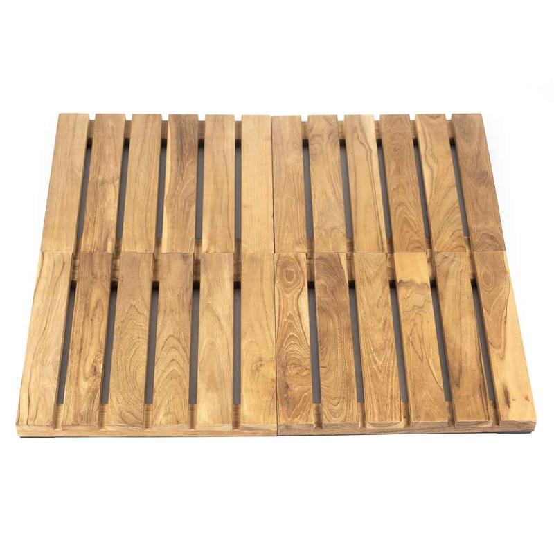 alt="1 Carton 18490 Callebotise Teak Floor Tiles - Picture L"