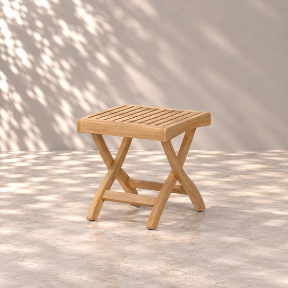 Barbuda Folding Shower Stool