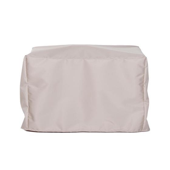 67112 Somerset Bar Cover for 17112 Somerset Teak Bar side view on white background 