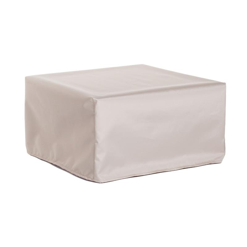 alt="80752 Maya Ottoman Cover for 70752 Maya 6 piece Lounge Set angled rear side view on white background "