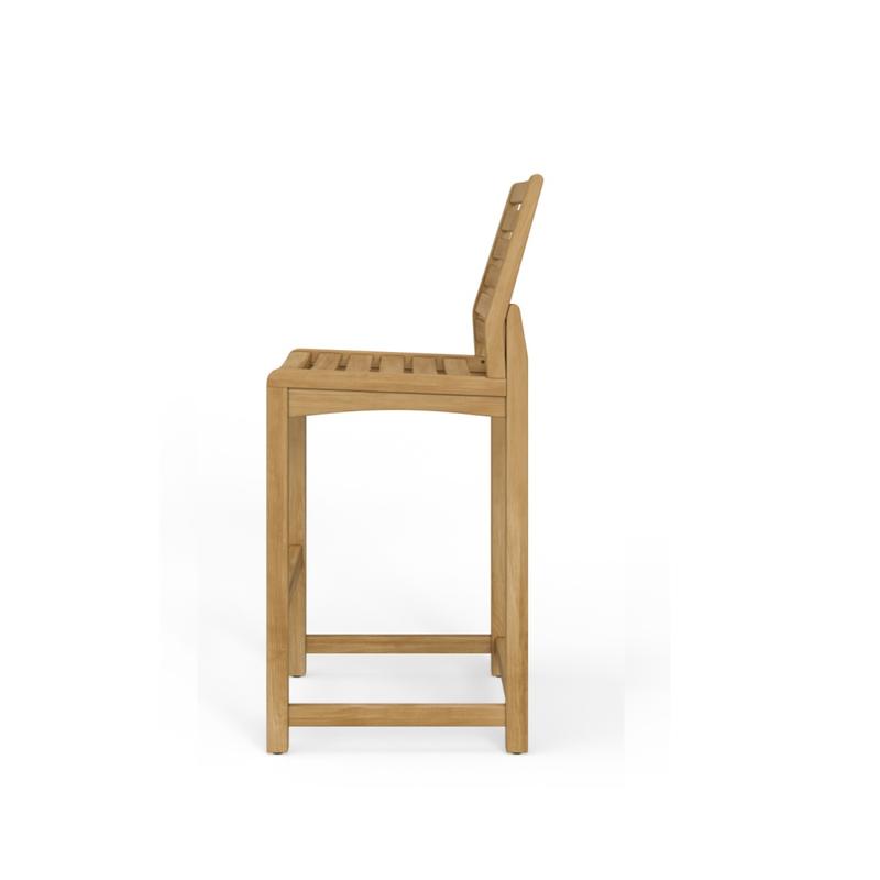 alt="11812 Somerset Side Barstool in side profile view of chair back on a white background"