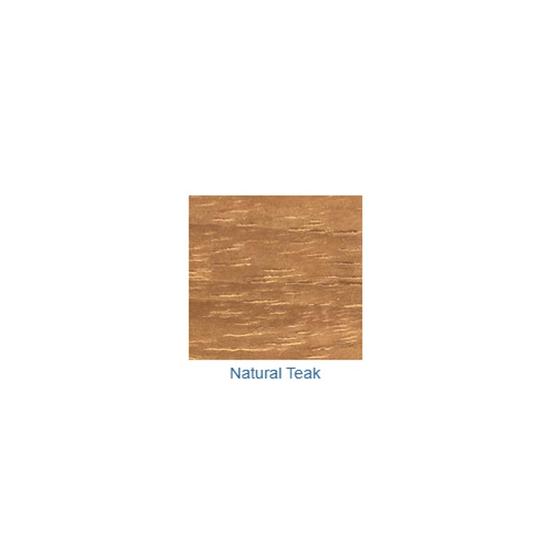 NTSAMPLE Natural Teak Sample on white background 
