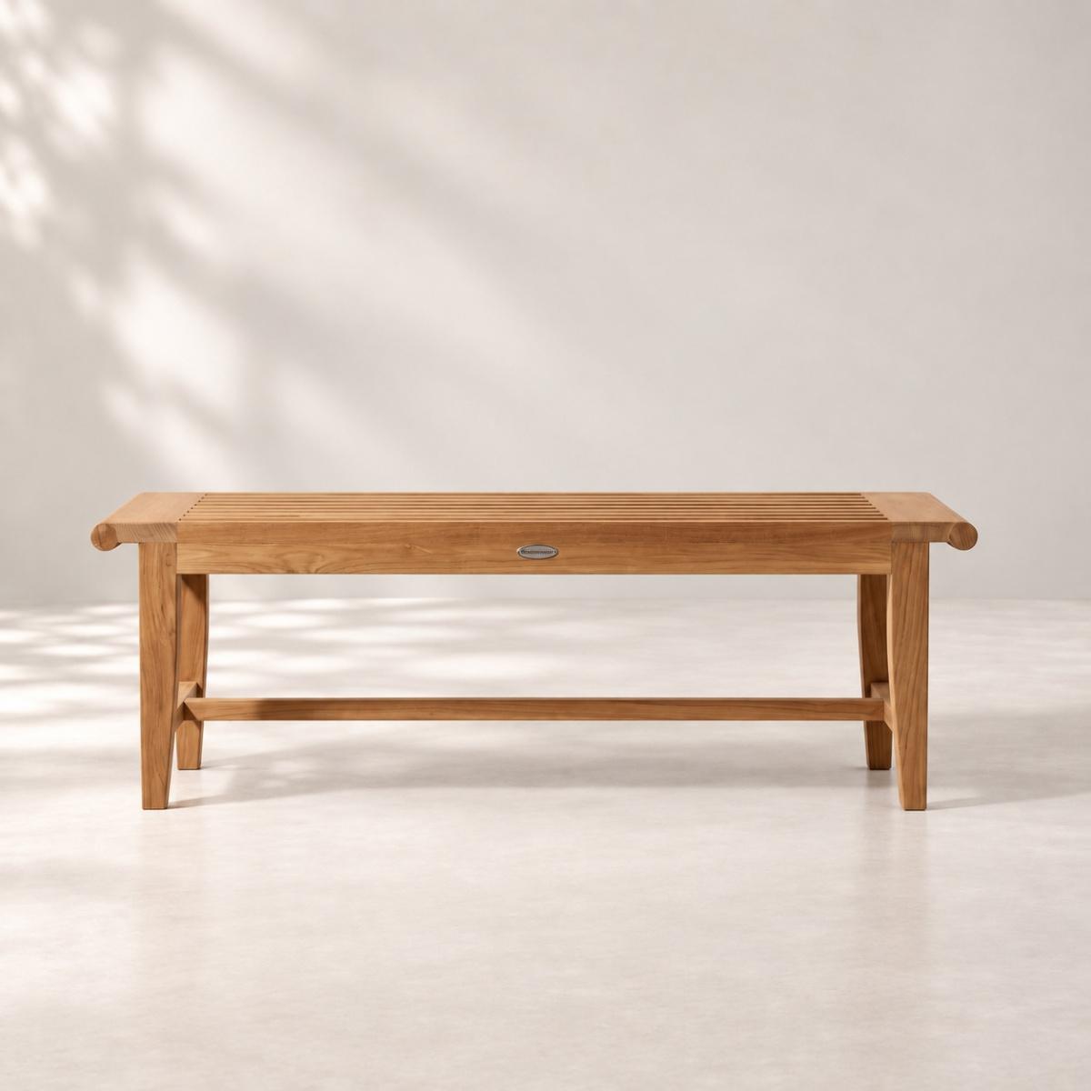 Laguna Teak Backless Bench — picture A