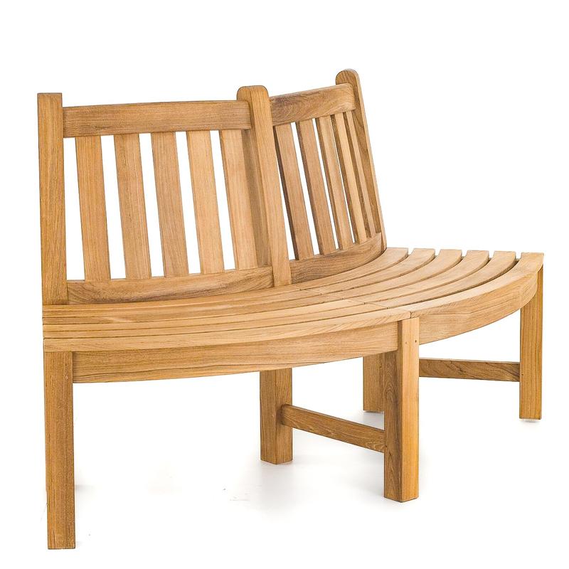 alt="image of 13691 Teak Tree Hugger Bench on white background"