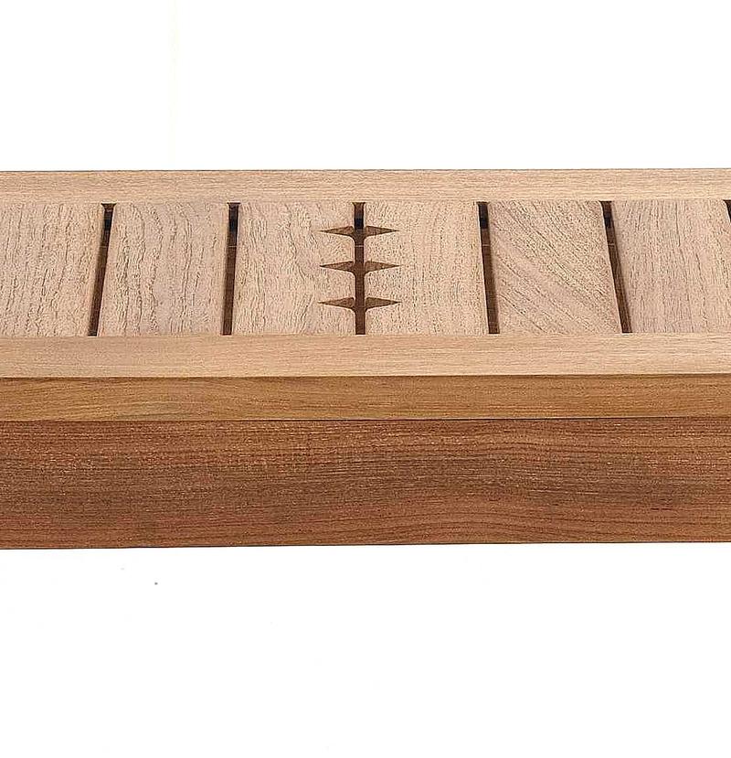 alt="rectangular teak tables"