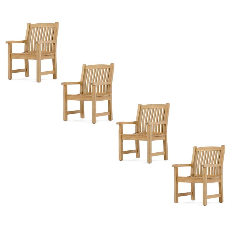 alt="70891 Veranda Dining Chair Set of 4 on White Background"