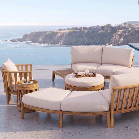 Kafelonia 8 pc Sofa Sectional Set