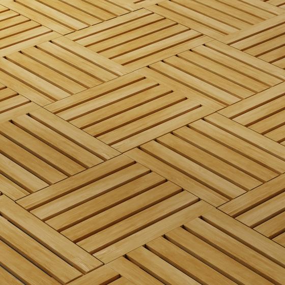 18490 Callebotise Teak Floor Tiles  showing closeup of layout and design