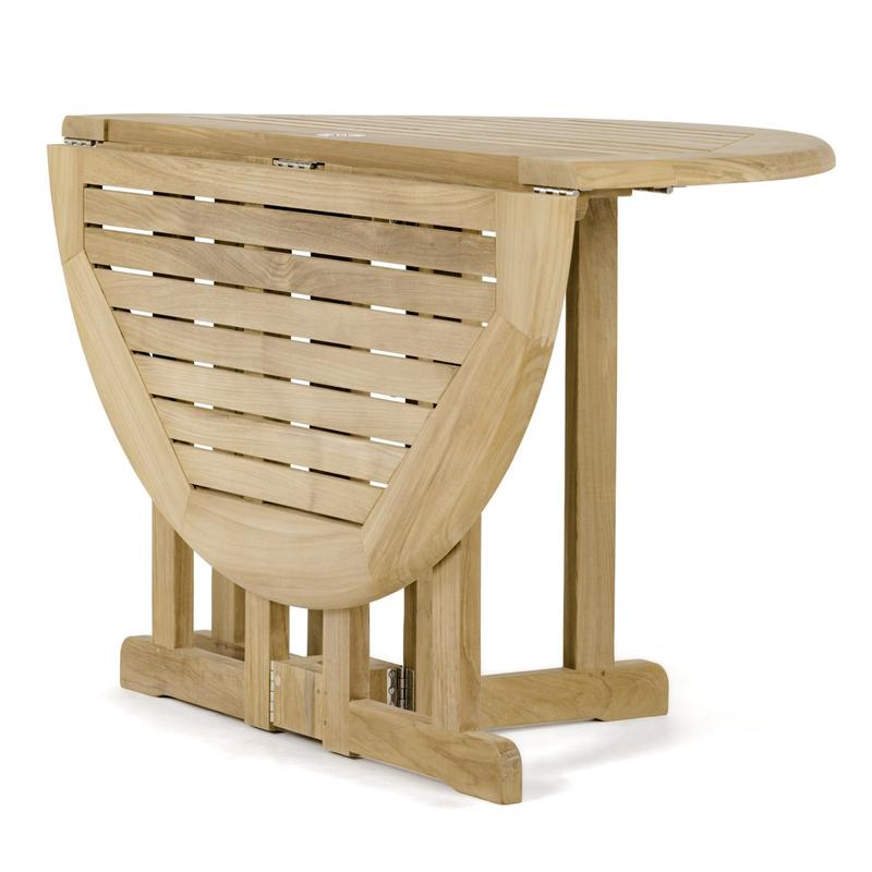 alt="15623S Barbuda 4 foot Table completely folded  on white background"