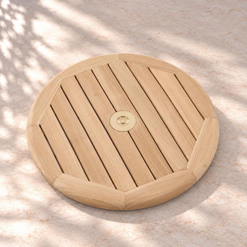 alt="18 inch Teak Lazy Susan - Picture A"