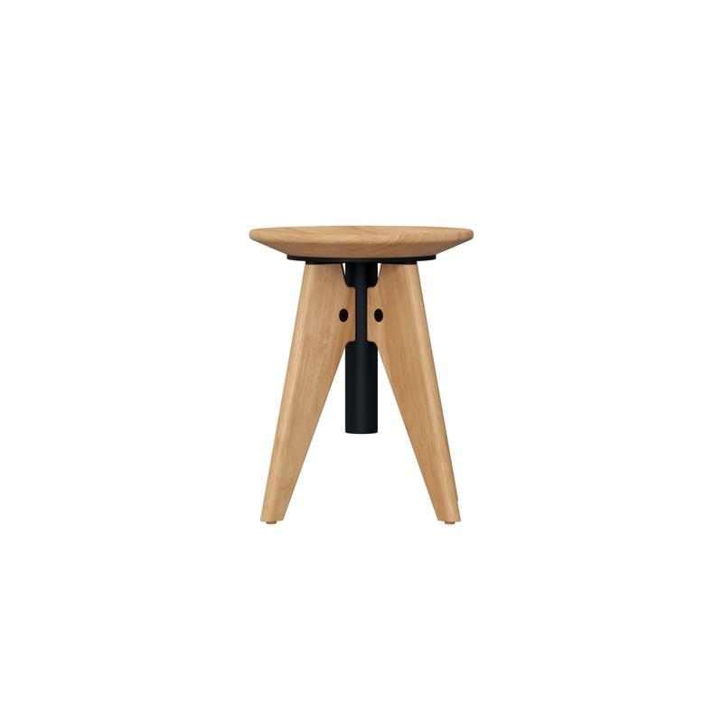 alt="Nexus Teak Swivel Stool - Picture D"