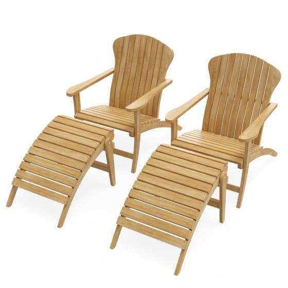 Double Adirondack Set