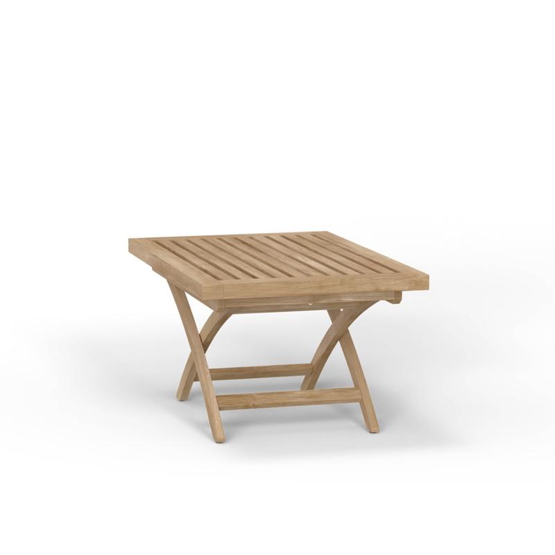 alt="Barbuda 3 ft x 2 ft Folding Teak Coffee Table - Picture B"