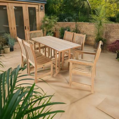 7 pc Nevis Veranda Teak Dining Set