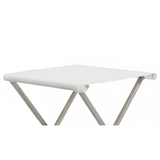 78815MTO New Odyssey Ottoman Fabric on Odyssey Ottoman Frame angled on white background 