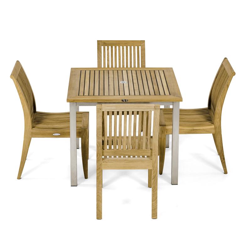 alt="Vogue Laguna 5 pc Teak Dining Set - Picture A"
