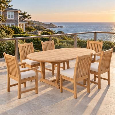 7 pc Martinique Veranda Teak Dining Set