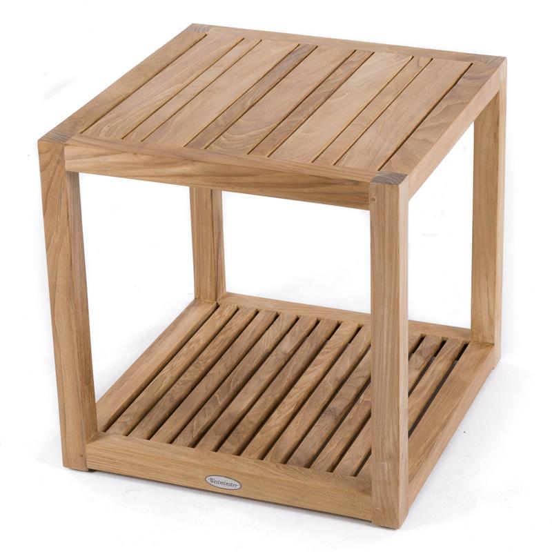 alt="Maya 7 pc Teak Conversation Lounge Set - Picture P"
