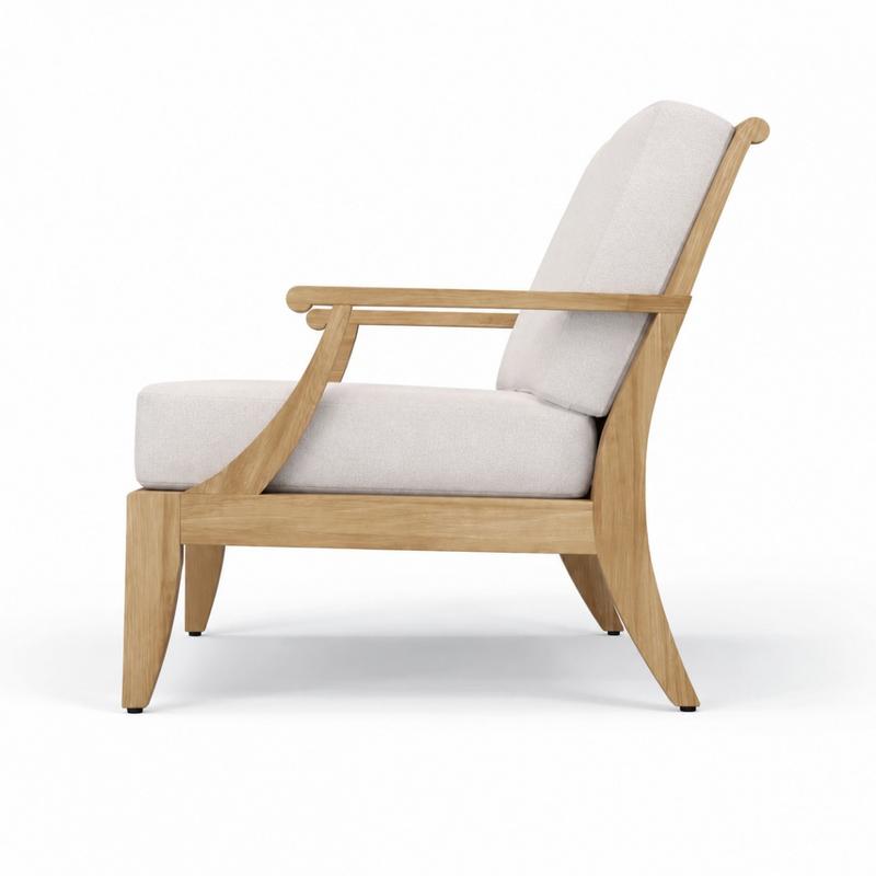 alt="Laguna Teak Sofa with Sunbrella Cushions - Picture C"