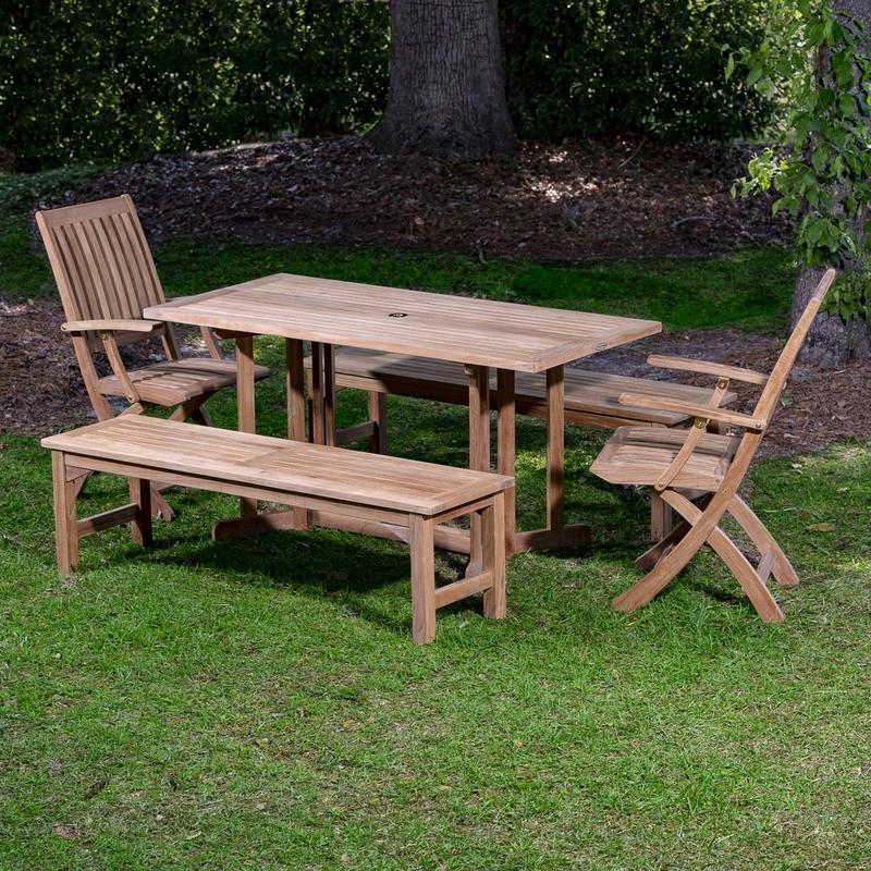 alt="Nevis Picnic Bench Dining Set - Picture N"