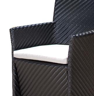 79001MTO Valencia Armchair Cushion on Valencia Armchair front angled view on white background 