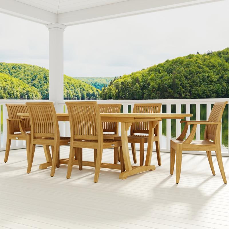 alt="7 pc Montserrat Laguna Dining Set - Picture C"