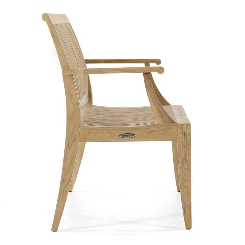 alt="13811 laguna five foot long teak bench side view on white background"