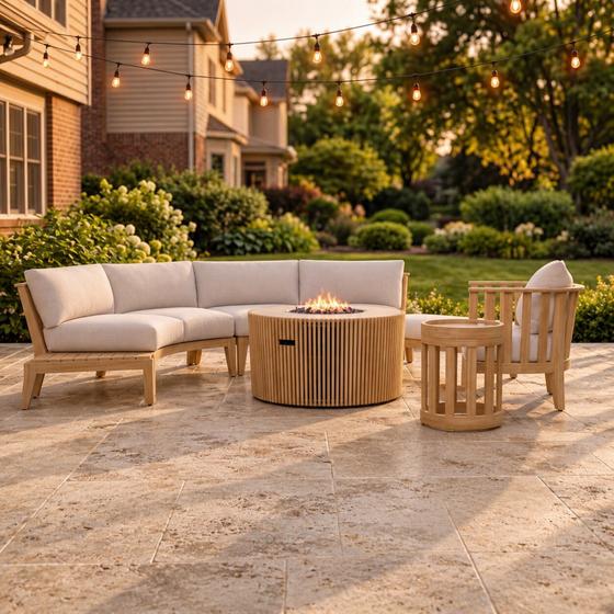 7 pc Kafelonia Lounge Sofa Set