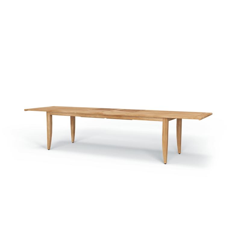 alt="Laguna 11 ft Large Teak Extendable Table - Picture C"