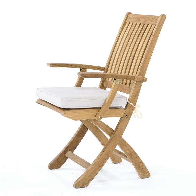alt="13 pc Barbuda Teak Patio Set - Picture K"