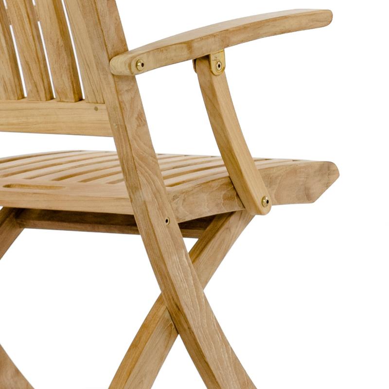 alt="13 pc Barbuda Teak Patio Set - Picture L"