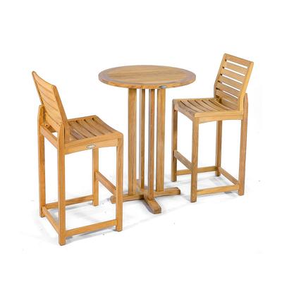 Somerset 3 pc Bistro Teak Bar Set