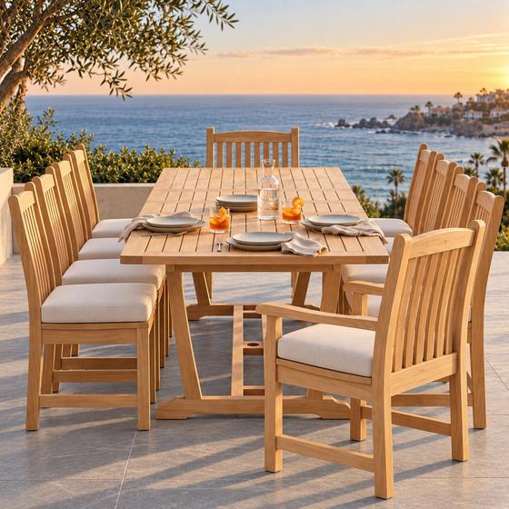 Veranda 11 pc Teak Dining Set
