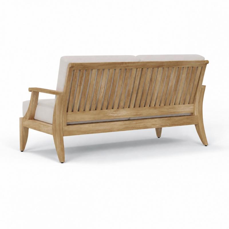 alt="Laguna Teak Sofa with Sunbrella Cushions - Picture D"