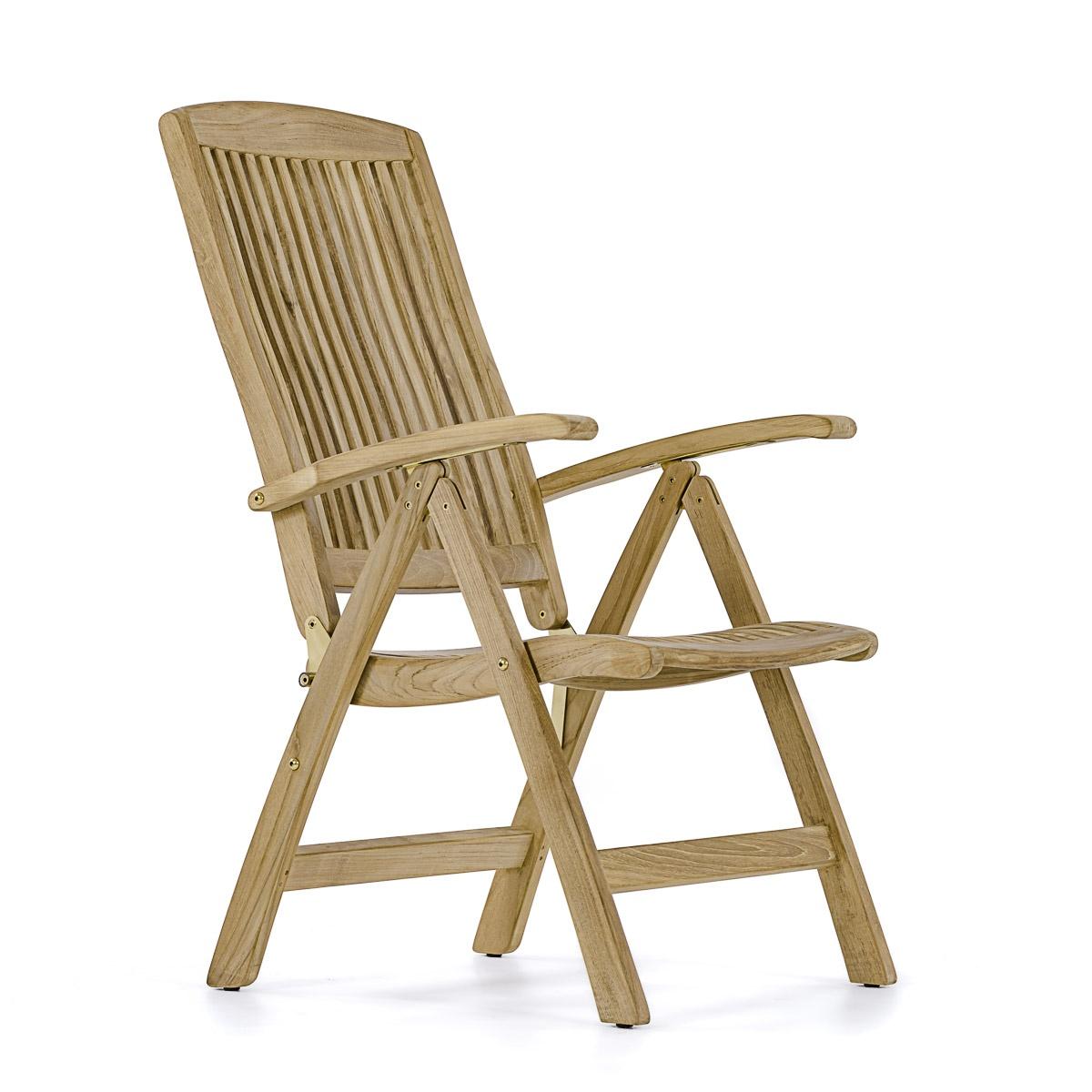 Outdoor Reclining Chair Teakwood