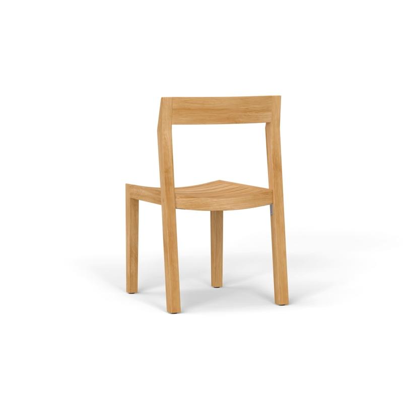 alt="Horizon Teak Side Chair - Picture D"